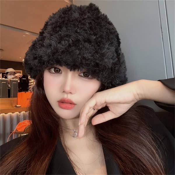 Plyshat Beanie Hatte SORT A A black A-A
