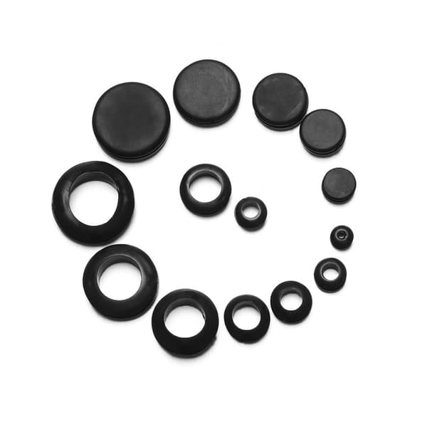 125 st gummigenomföringsset Set Trådgenomföringar