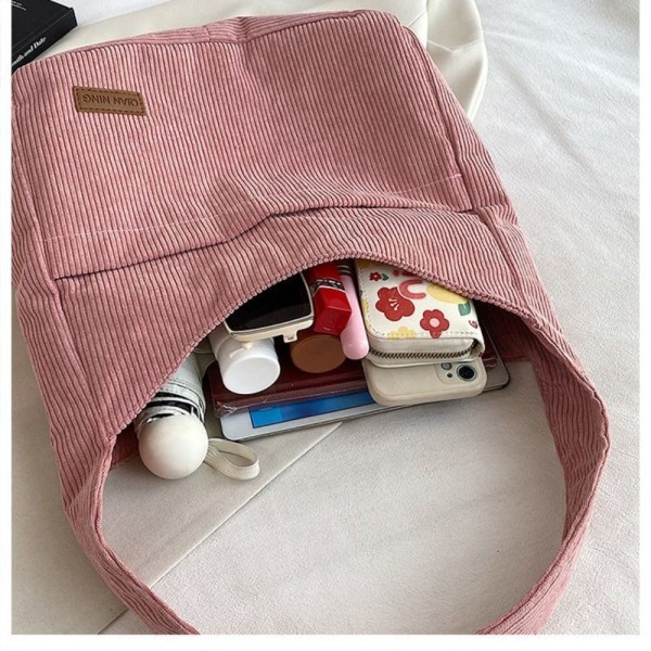 Canvas skuldertaske Crossbody taske PINK pink