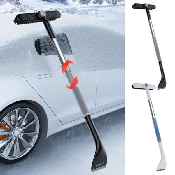 Bilisskrapa Auto snöskrapa GRÅ grey