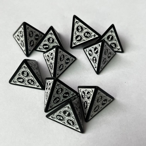 10 kpl set Noppapelit PUNAINEN red
