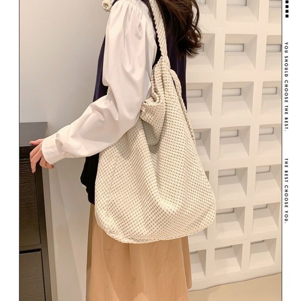 Lærredsskuldertaske Crossbody-taske SORT STYLE 1 STYLE 1 black style 1-style 1