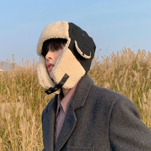 Pilot Lei Feng Hat Canvas Hat BLÅ BLÅ blue