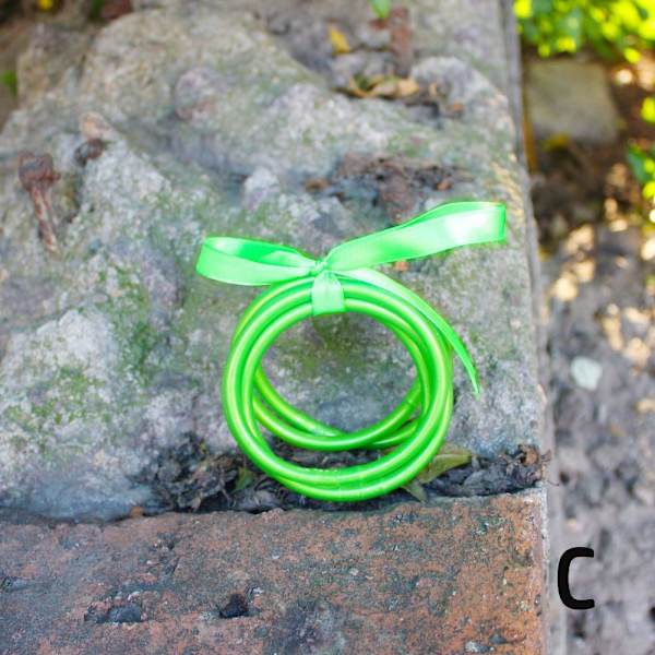 5 stk/parti armbåndsett silikonarmbånd C C C