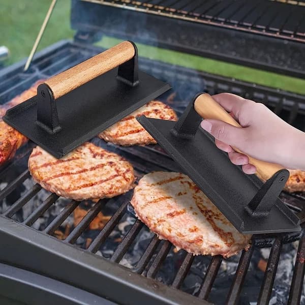 Burger Smasher Grill Bacon Press C C C