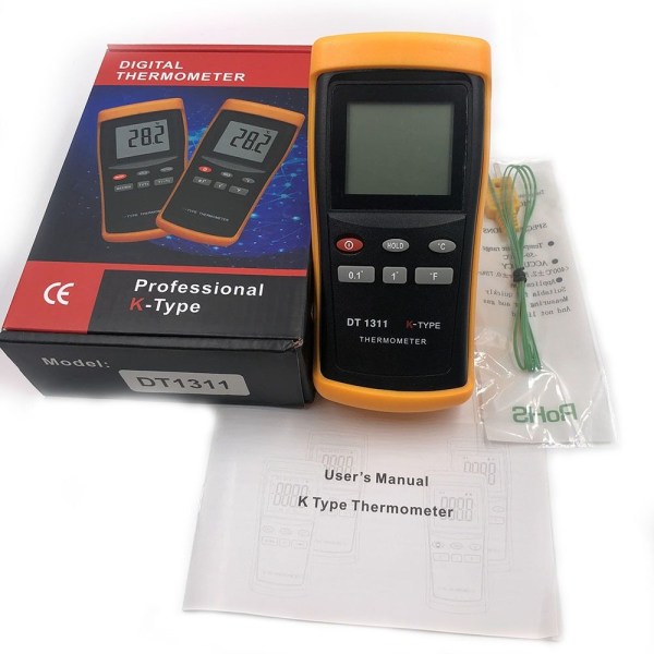 K-type termoelektrisk termometer Digital termometersensor
