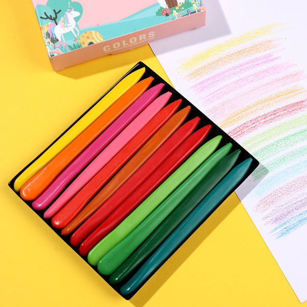 6/12/24/36 Farver Plastic Crayon Farvet Crayon 6FARVER 6FARVER 6Colors