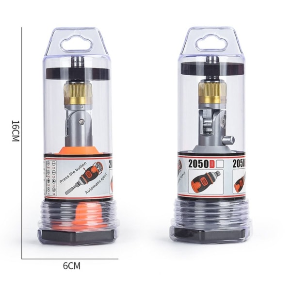 Skralle-skrutrekker-skrutrekkersett ORANSJE Orange