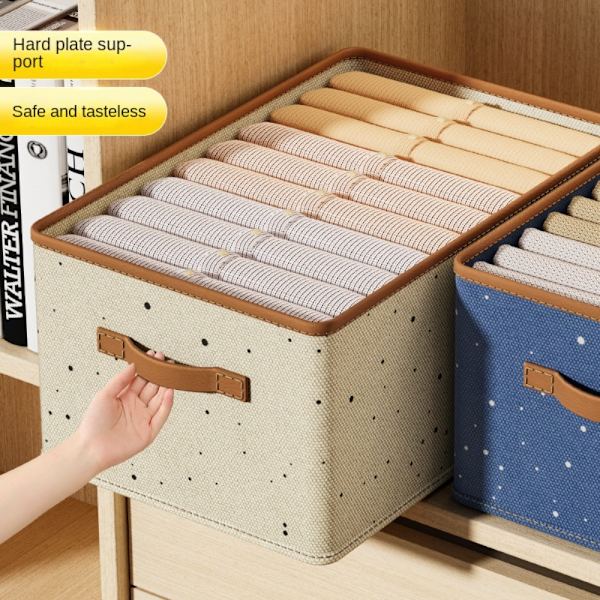 Klädförvaringslåda Underkläder Förvaringslåda BEIGE Beige