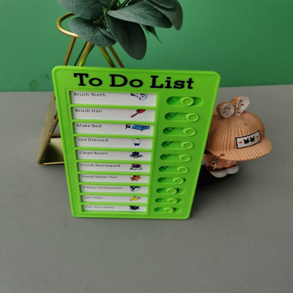 4 stk. Tjeklistetavle Checkliste Memo Board Chart Memo