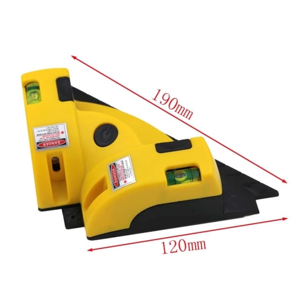 Square Laser Level Laser Tool RÖD Red