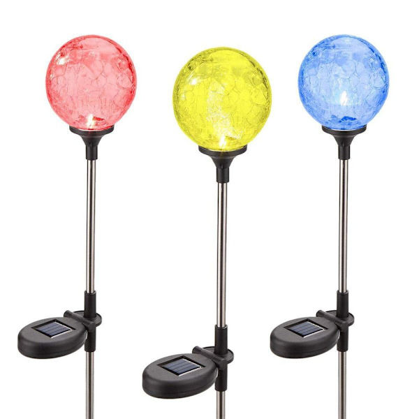 2 Stk Plænelys Havelys FARVEÆNDRING FARVEÆNDRING Colour Changing