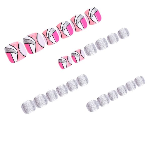 Tekokynnet Glitter Paljetit Ranskalainen