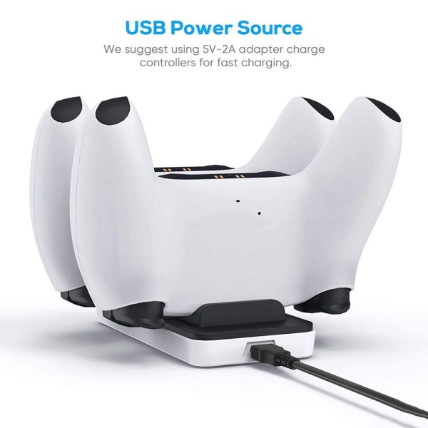 för PS5 Charging Dock Controller Laddare