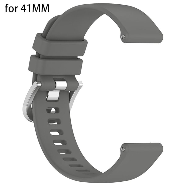 1 Stk Urrem Armbånd GRÅ TIL 41MM GRÅ TIL 41MM grey for 41mm