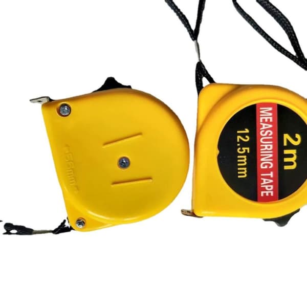 5 st 2M Mini Måttband Stålmaterial