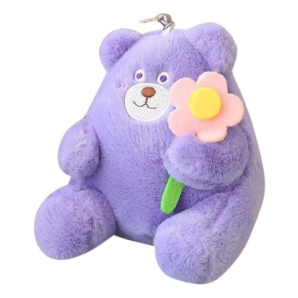 Pehmo Bear avaimenperä Pehmolelu VILLA Purple