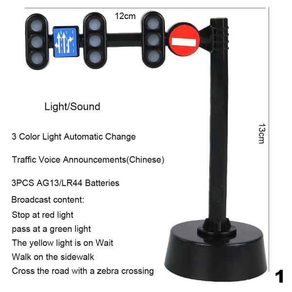 Trafikljussimuleringssignallampa 1 1 1