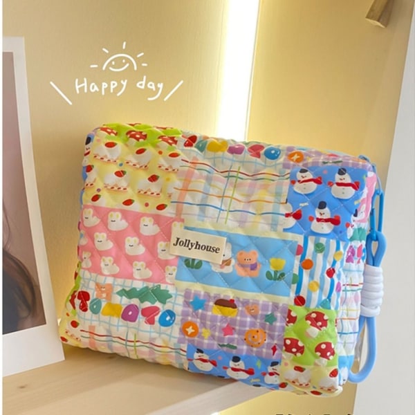 Quilting Makeup Bag Reise Toalettveske STYLE2 STYLE2 style2