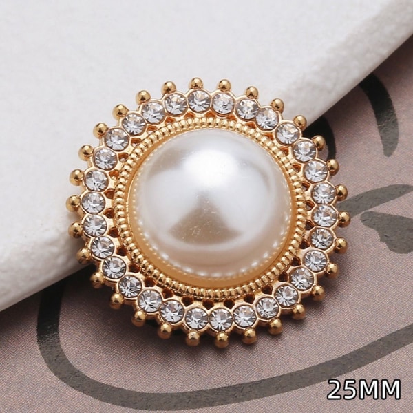Metall Rhinestone Buttons Skjorte Buttons 23MMC C 23MMC
