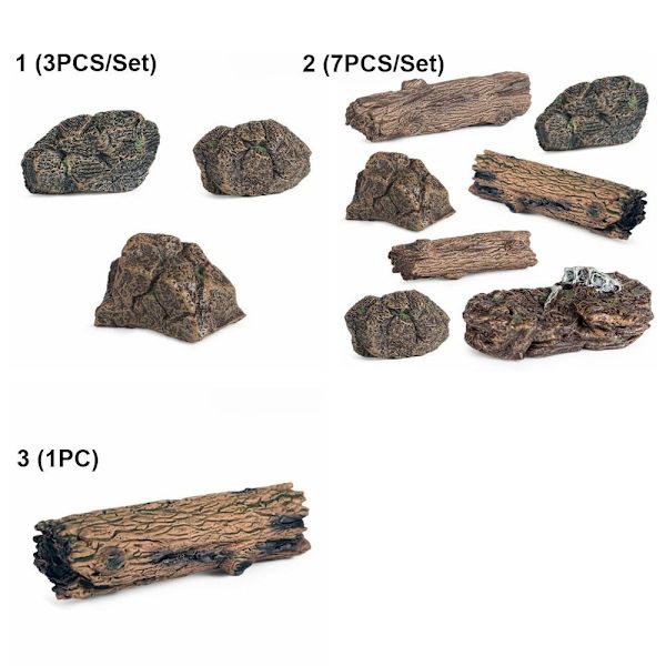 Kunstig Stubbe Miniaturesten 1-3 STK 1-3 STK 1-3pcs