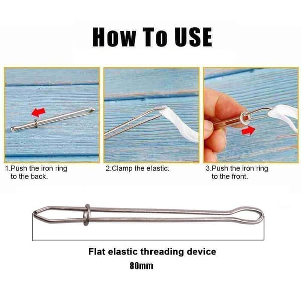 20 stk Easy Threaders Iført Threaders Guide Elastisk Reb 20Pcs