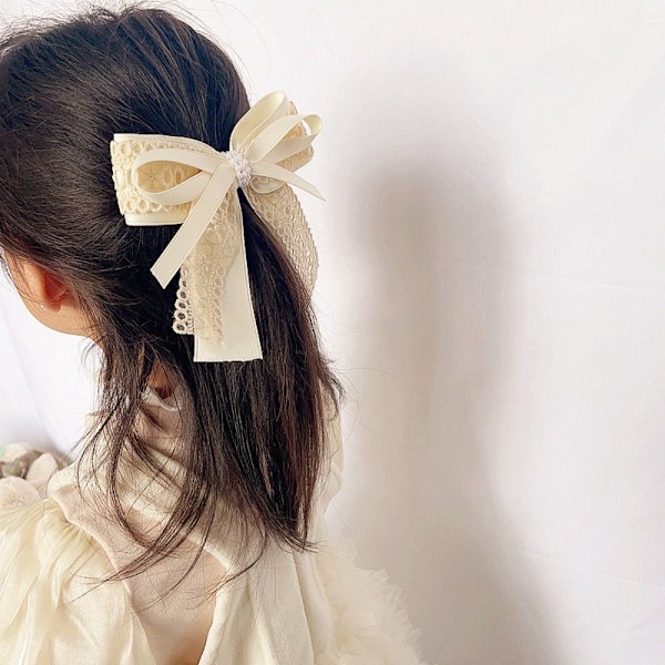 Sløjfe Hair Clip Butterfly Hårnål BEIGE beige