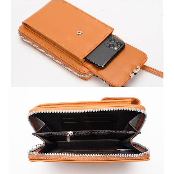 Telefon Crossbody Bag RFID Anti Theft Veske GRØNN Green