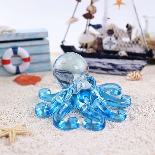 3D Bleksprut Silikonform Ornamentform Kake Resin Form