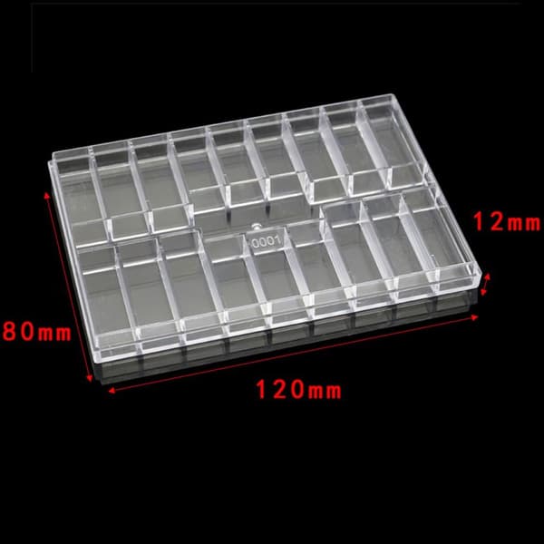 Osat Toolbox Screw Storage Box Korjaustyökalulaatikko