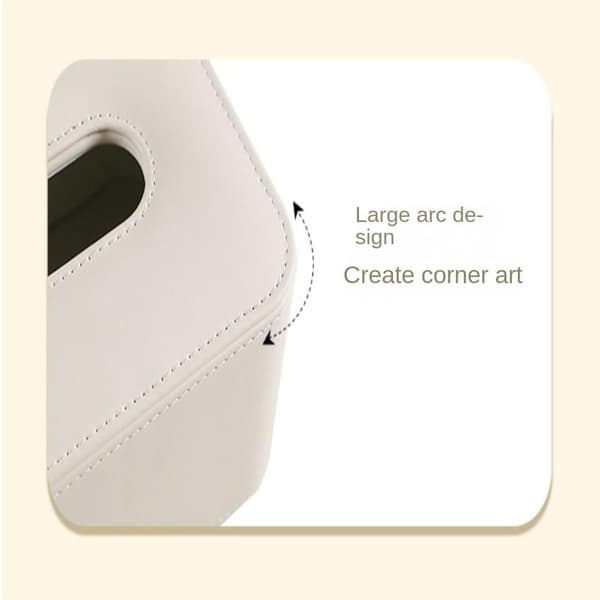 1 st Tissue Hållare Tissue Box Cover Case White 1 Pcs-1 Pcs
