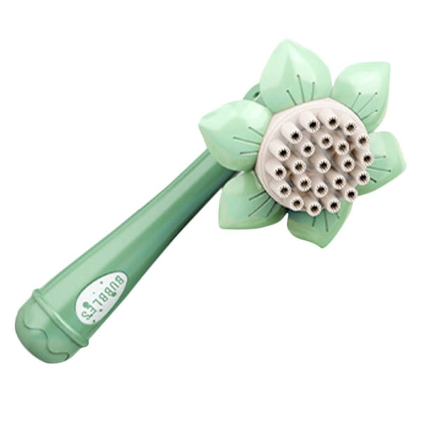 Sunflower Bubble Machine Baby Bubble Gun VIHREÄ green