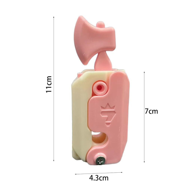 Gravity Carrot Toy Decompression Toy PINK AX AX pink ax-ax