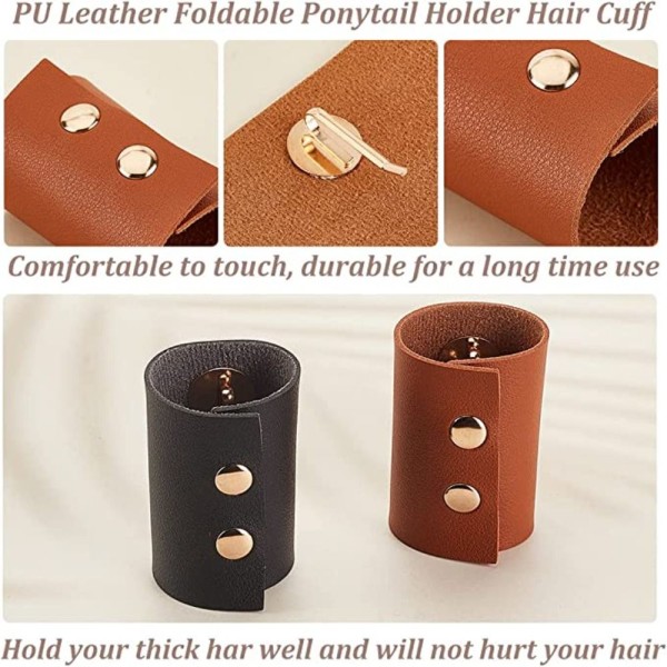 Ponytail Holder Ponytail Wrap COFFEE Coffee