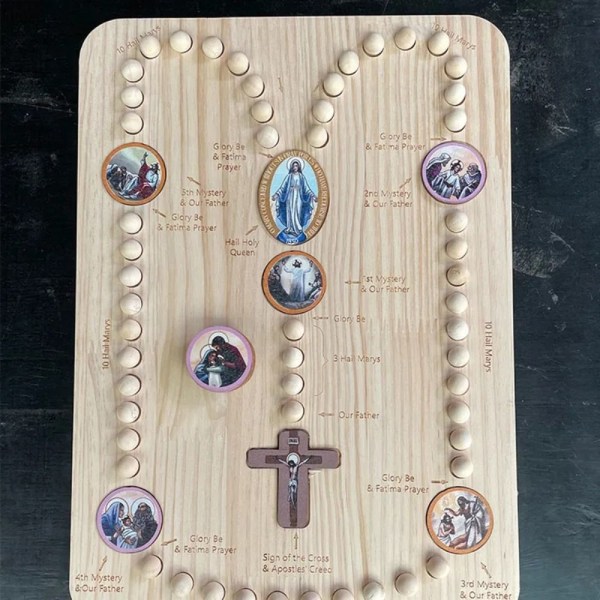 Rosary Board Pray Board Familiebønn