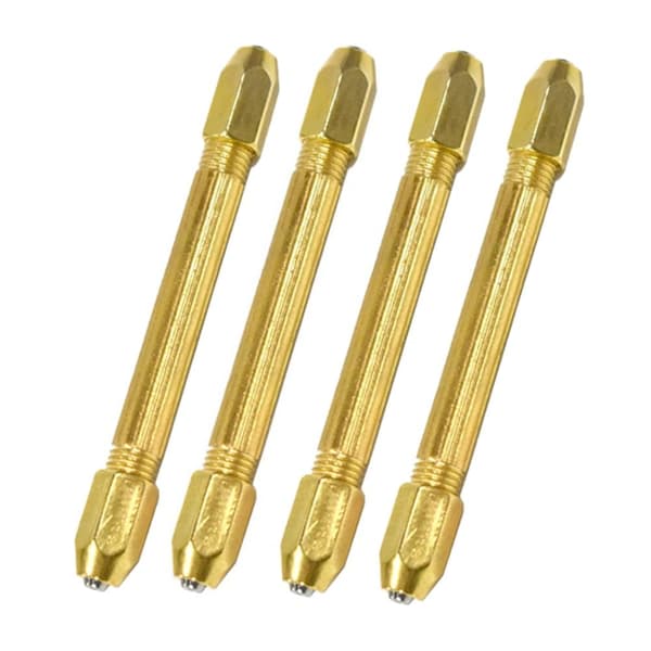 4stk Pin Skrue Håndbor Bits Sekskantet Twist Drill