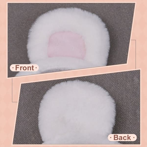 Bear Ears Hårband Söt Hårband VIT White