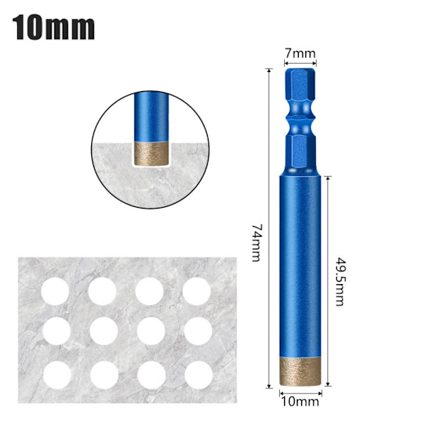 Kuivaporanterä Laattaporanterä 10 MM 10 MM 10 mm