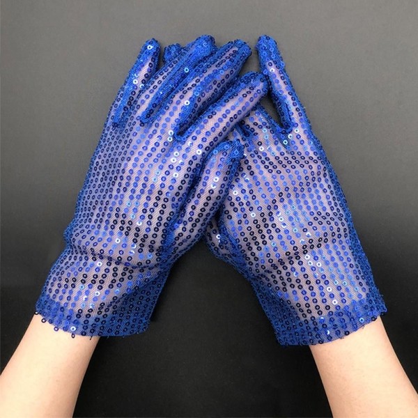 Sequins Gloves Props Gloves MUSTA black