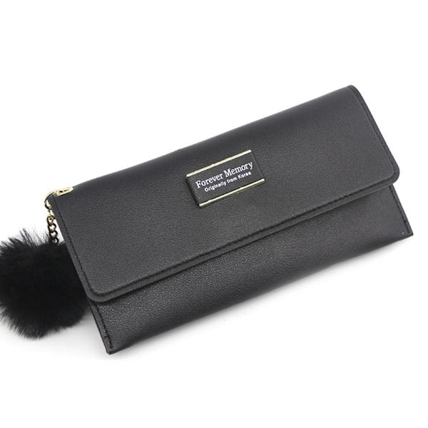 Lady Long Purse -korttikotelot MUSTA black