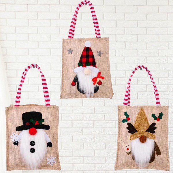 Julegavepose Candy Dragee Bag STYLE 3 STYLE 3 Style 3