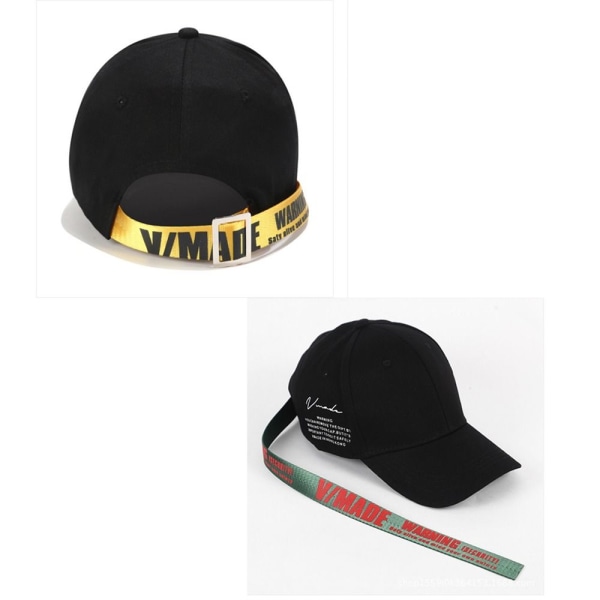 Baseballcapser Duckbill Chapeau SVART GUL BÅND SVART GUL black yellow band