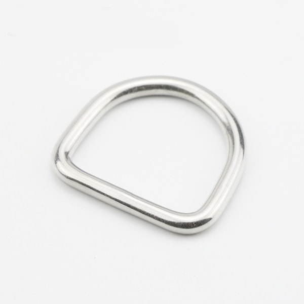 15 stk D Ring Halvrund Metalring 5X25X22MM 5x25x22mm