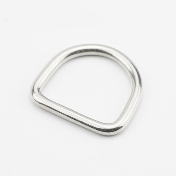 15stk D Ring Halvrund Metallring 4X30X27MM 4x30x27mm