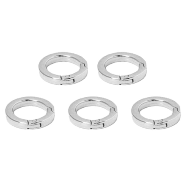 5 stk Spring O-Ring Spænder Karabinhagepunge Håndtasker GULD 38,5MM Gold 38.5mm