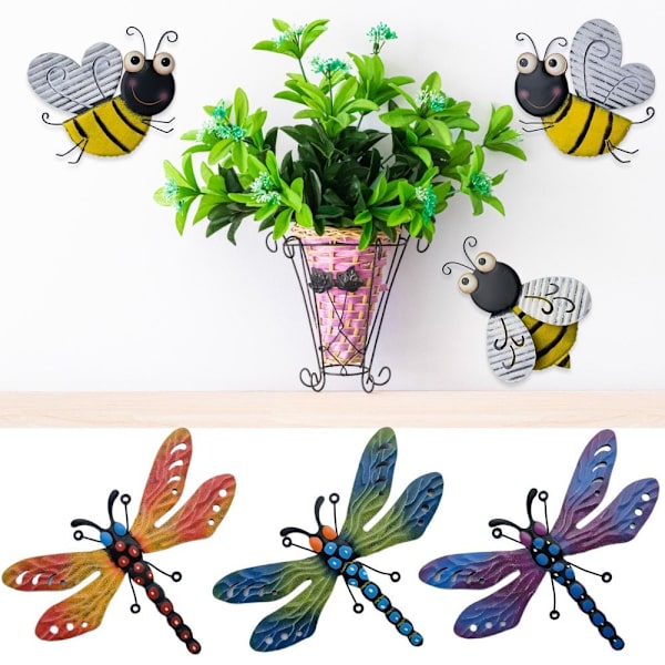 Bee Dragonfly Wall Art riippuvat veistokset DRAGONFLY-2 Dragonfly-2