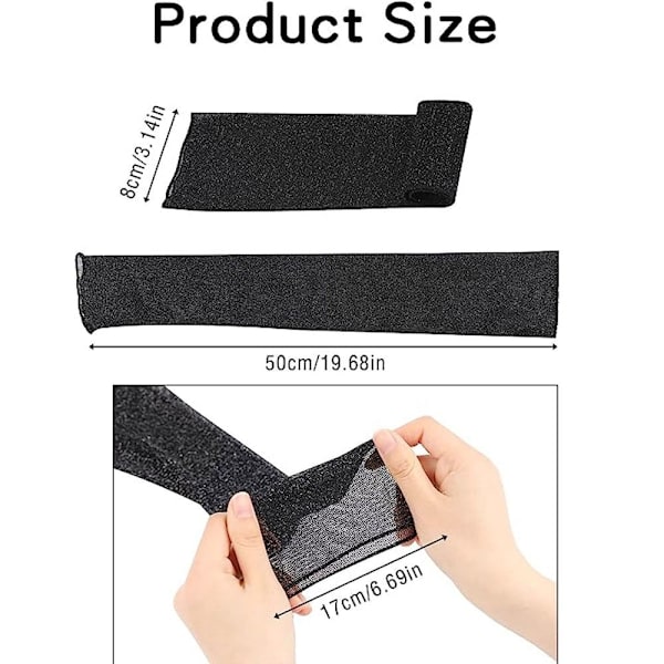 4 Par solskyddsärmar Mesh Spetshandskar Körhandskar 4Pairs