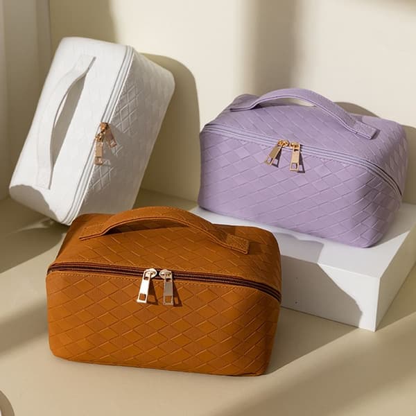 Makeuptaske Kosmetiktaske BRUN Brown