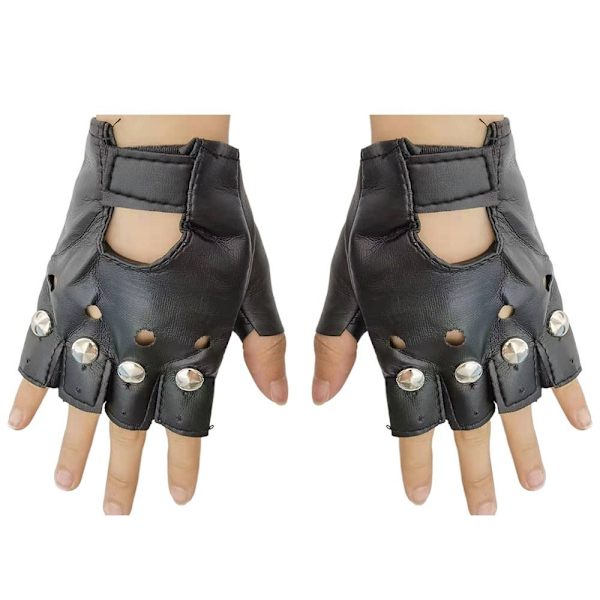 Punk Handsker Half Finger Handsker 2 2 2