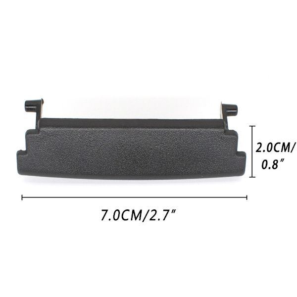 Bil Center Console Lock Cover GRÅ Gray